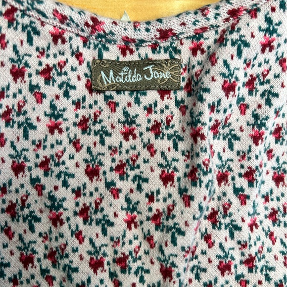 Matilda Jane Friends Forever Gabriella Sara Sleeveless Floral Top Size 2 - Picture 5 of 7